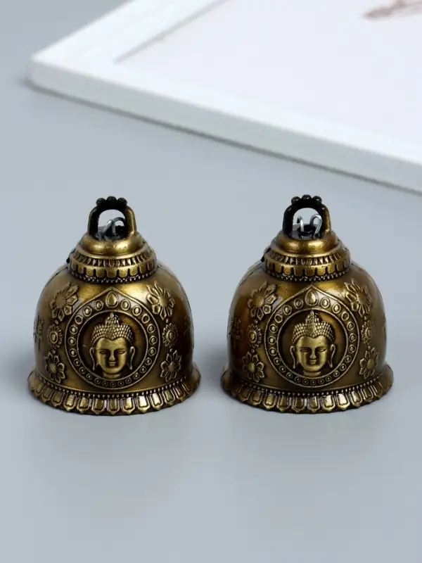 Колокольчик "Будда" набор 2 шт 6х5х5 см