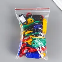 Набор брелоков для ключей 53мм, 50шт., ассорти