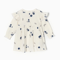 Платье и повязка Крошка Я Blueberry  р. 92-98, молочный