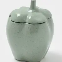 Горшок для запекания "Перец" 0,65л,"Гармония"  цвет зеленый