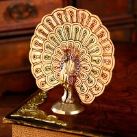 Сувенир "Павлин" латунь 9,5х4,5х9,5 см Сувенир "Павлин" латунь 9,5х4,5х9,5 см