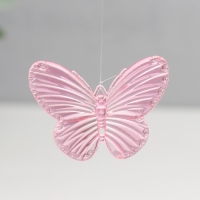 Музыка ветра пластик "Бабочка"  4 трубки 40 см