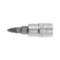 Головка с битой ТУНДРА, под квадрат 1/4", PZ1, CrV