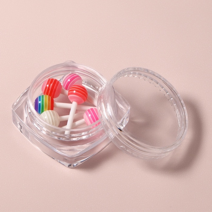 Фигурки для дизайна ногтей &laquo;Леденцы&raquo;, объёмные, разноцветные