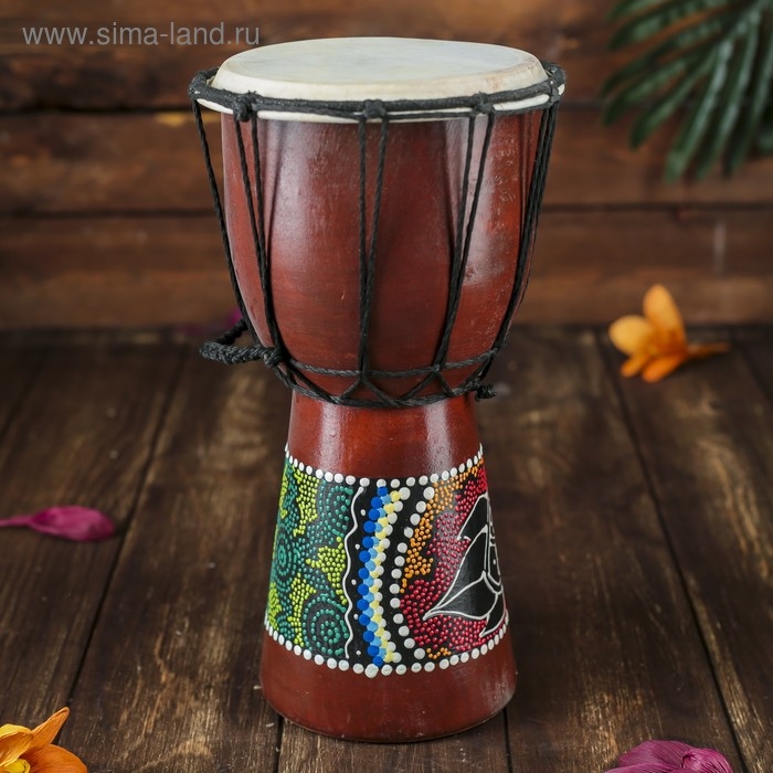 Сувенирный музыкальный инструмент "Барабан Джембе" 30 см