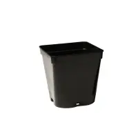 Горшок для рассады, 3 л, d=16 см, h=16 см, чёрный, Greengo