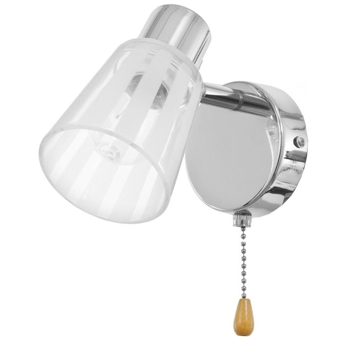 Бра с переключателем 59390/1 E14 40Вт хром 15х11х15 см