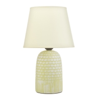Настольная лампа "Арабика" E27 40Вт мятный 20х20х33 см RISALUX