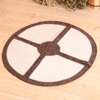 Набор подарочный 4 предмета белый "Крестоносец" (шапка, коврик, рукавичка,тапочки) Набор подарочный 4 предмета белый "Крестоносец" (шапка, коврик, рукавичка,тапочки)