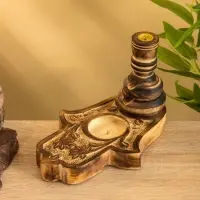 Подставка под благовония &laquo;Рука Фатимы&raquo;, 22 см, дерево