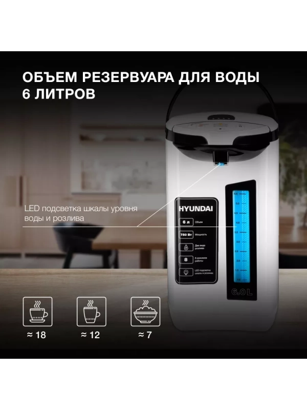 Термопот HYTP-4850 белый