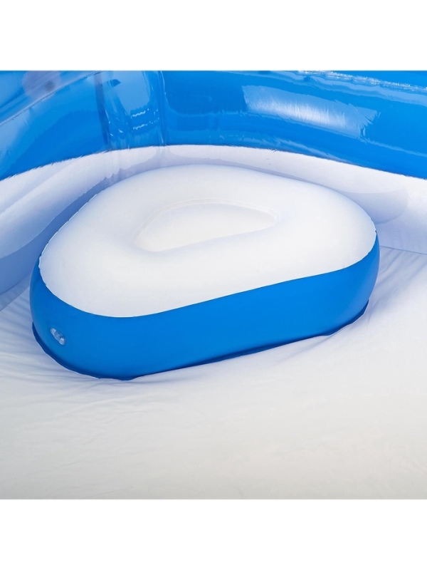 Бассейн надувной Bestway, 213&times;206&times;69 см, с сиденьями и подголовниками, от 6 лет, 54153