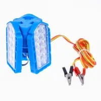 Фонарь кемпинговый, 6 Вт, SMD 2835, кабель l-1.5 м, с зажимом от 12 В, 12 х 5 см