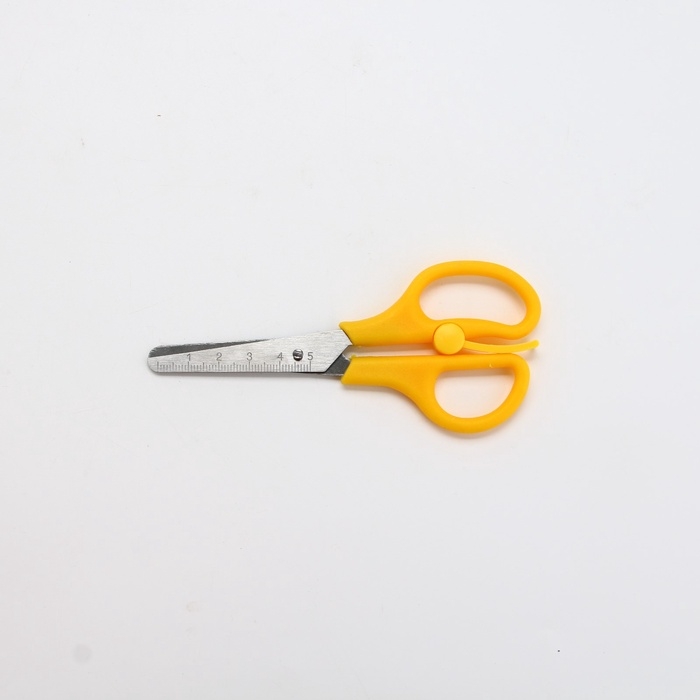 Ножницы детские 13 см, безопасные, с фиксатором &laquo;Учись на 5+&raquo;