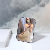 Зеркало настольное - подвесное &laquo;ANIMAL&raquo;, 12,2 &times; 16 см, цвет &laquo;зебра&raquo;