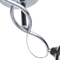 Люстра "Миллениум" 2х60Вт Е27 Хром, чёрный 54х19х23см Люстра "Миллениум" 2х60Вт Е27 Хром, чёрный 54х19х23см