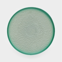 Тарелка десертная "Дельмар" 17 см, цвет бирюзовый