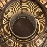 Подсвечник фонарь со стеклянной колбой 19х19х19,5 см, d 8,5 см, металл, цв. Чёрный