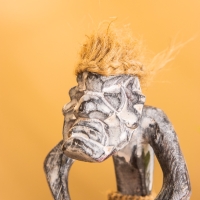 Сувенир &laquo;Абориген с джембе&raquo;, 8&times;7&times;21 см, дерево