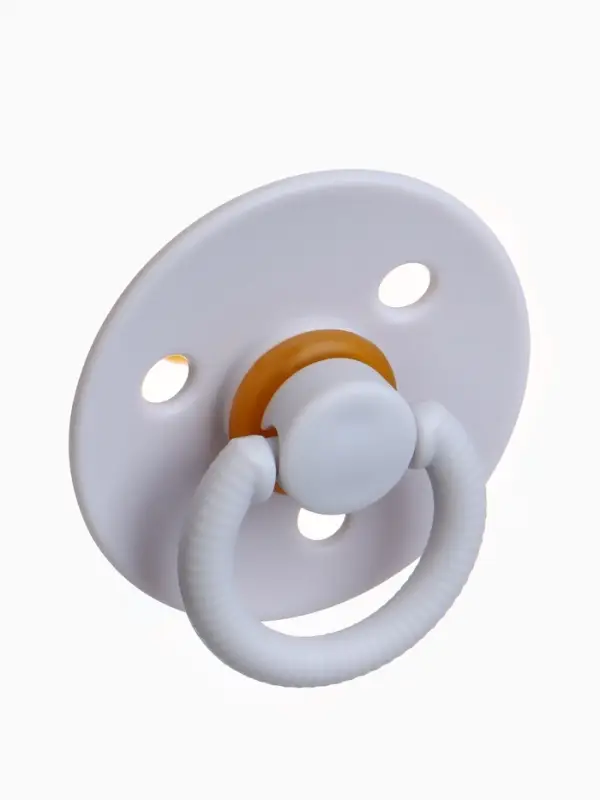 Набор классических пустышек, 2 шт., латекс, зелёный/серый, в контейнере, от 3 мес., M&B