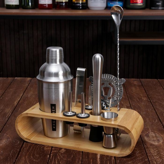 Набор барный &laquo;100% бармен&raquo;, 10 предметов