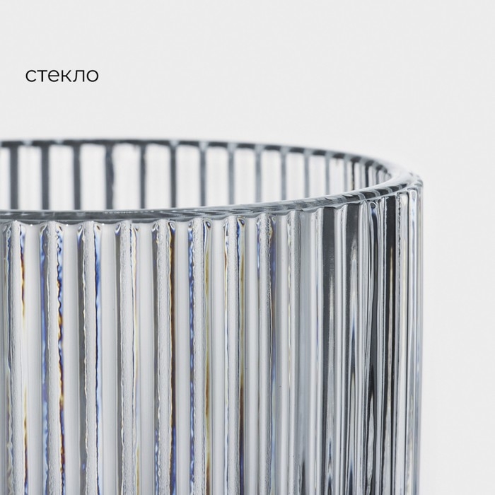 Бокал из стекла для вина Magistro &laquo;Грани&raquo;, 250 мл, 8&times;14,5 см, цвет прозрачный