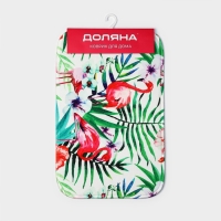 Коврик для ванной и тулета Доляна &laquo;Лагуна&raquo;, 40&times;60 см