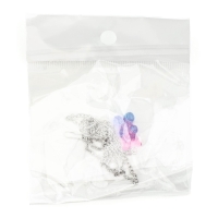 Кулон мишка-градиент, 40 см