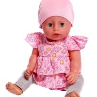 Уценка (в пакете) Пупс функциональный &laquo;Мой малыш&raquo;, пьет, писает, с аксессуарами