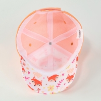 Кепка детская для девочки &laquo;Лисички&raquo;, р-р. 48-50