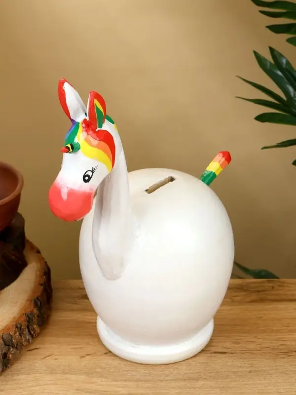 Копилка &laquo;Единорог&raquo;, 30&times;25&times;14 см, дерево