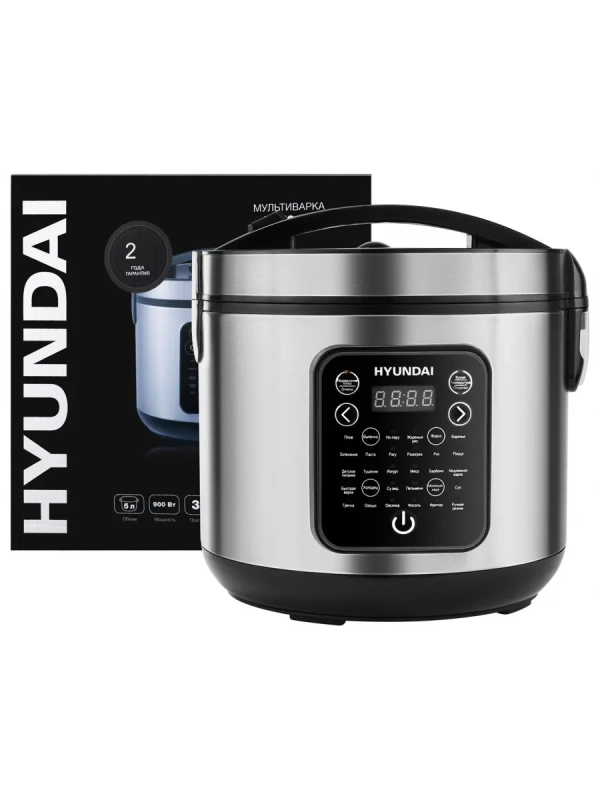 Мультиварка HYMC-2401 5л 900Вт серебристый черный