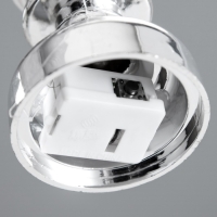 Ночник "Ледянна свеча" LED 1Вт от батареек 3хLR44 хром 4,5х4,5х12 см RISALUX