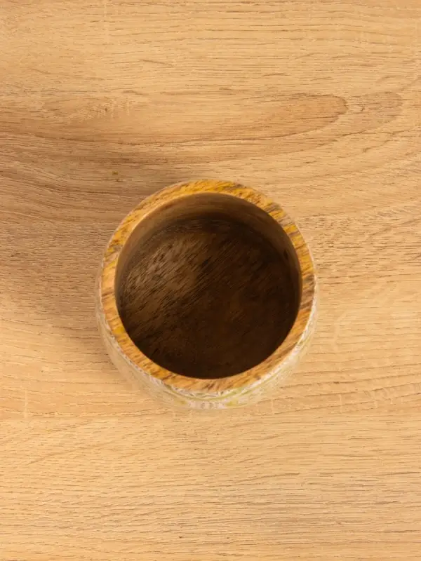 Стакан "Звёзды" 10х10х10 см, дерево