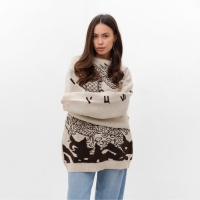 Джемпер женский MIST "Dragon", бежевый, onesize (44-48) Джемпер женский MIST "Dragon", бежевый, onesize (44-48)