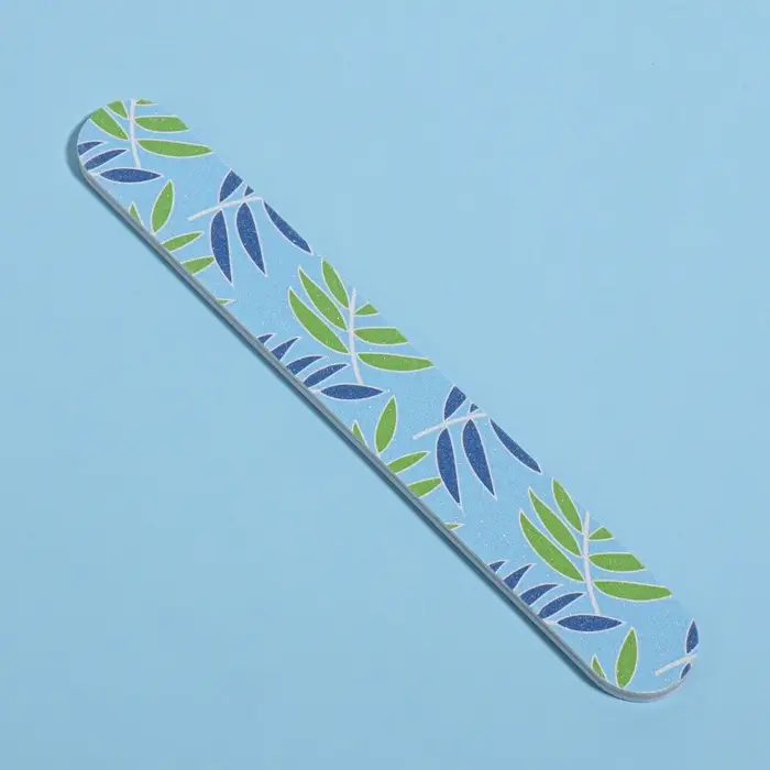 Пилка для ногтей, прямая, 180/180 грит, 15 см, фасовка 20 шт., МИКС