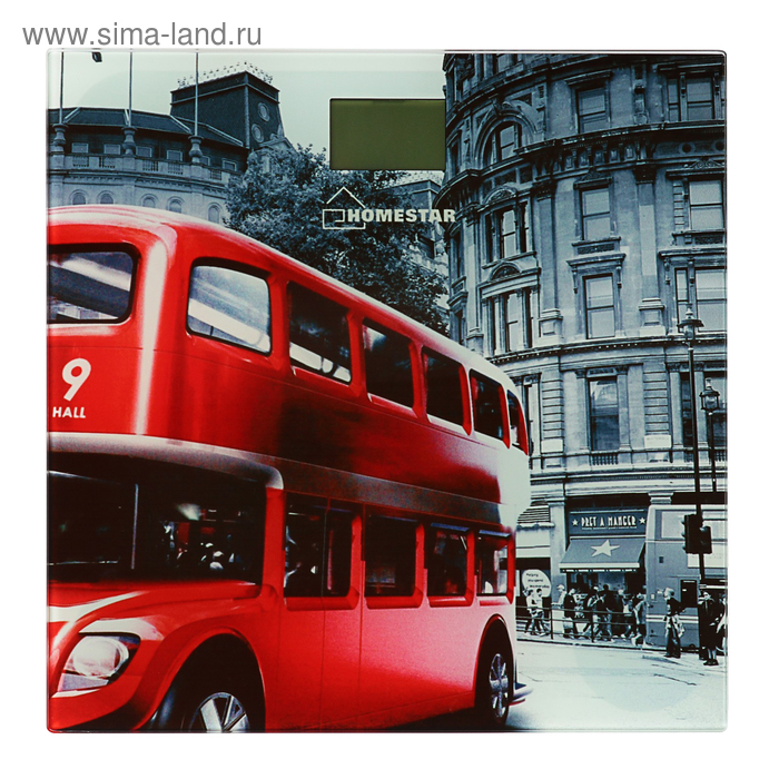 Весы напольные HOMESTAR HS-6001F, электронные, до 180 кг, 1хCR2032, стекло, Весы напольные HOMESTAR HS-6001F, электронные, до 180 кг, 1хCR2032, стекло, "Лондон"