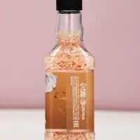 Соль для ванны во флаконе виски &laquo;Цвети от счастья&raquo;, 300 гр, аромат нежный персик, Чистое счастье