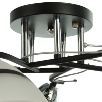 Люстра "Лайма" 5хЕ27 40Вт черно-хромовый 55х55х24 см Люстра "Лайма" 5хЕ27 40Вт черно-хромовый 55х55х24 см