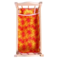 Кроватка для кукол деревянная №14, цвета МИКС Кроватка для кукол деревянная №14, цвета МИКС