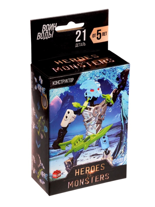 Конструктор-робот &laquo;Воин Воды&raquo;, 21 деталь