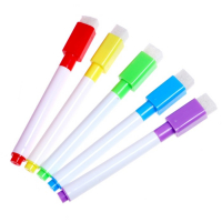 Развивающий набор &laquo;Цветные бочонки&raquo;, по типу матрёшки, набор маркеров, карточки пиши-стирай