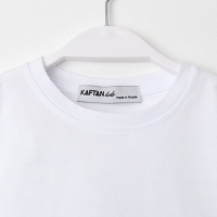 Футболка для девочки укороченная KAFTAN "Selfie", рост 158-164, цвет белый