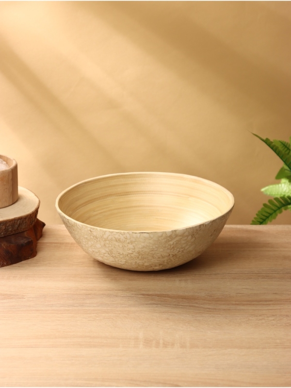 Салатник 25х25х8 см, бамбук