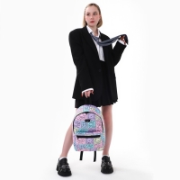 Рюкзак школьный текстильный &laquo;Зверята&raquo;, 42х14х28 см