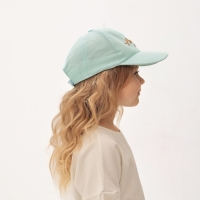 Бейсболка для девочек MINAKU,цв.голубой,р-р 52 см Бейсболка для девочек MINAKU,цв.голубой,р-р 52 см