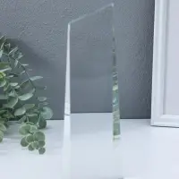 Стела наградная стекло "Обелиск" 3,5х8,5х24,3 см