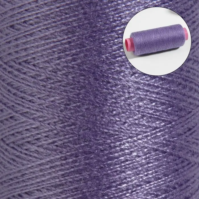 Нитки 40/2, 200 м, сиреневые №196