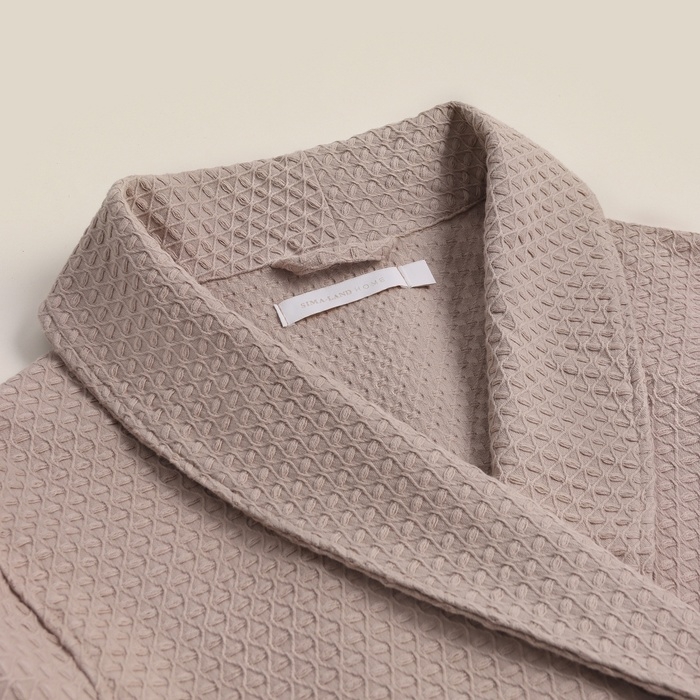 Халат вафельный мужской SL HOME: Waffle Халат вафельный мужской SL HOME: Waffle "Саббиа", размер L, 100% хлопок, 320 г/м2