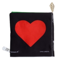 Книжка - шуршалка Крошка Я &laquo;Зверята&raquo; развивающая по методике Г. Домана, 12х12 см.